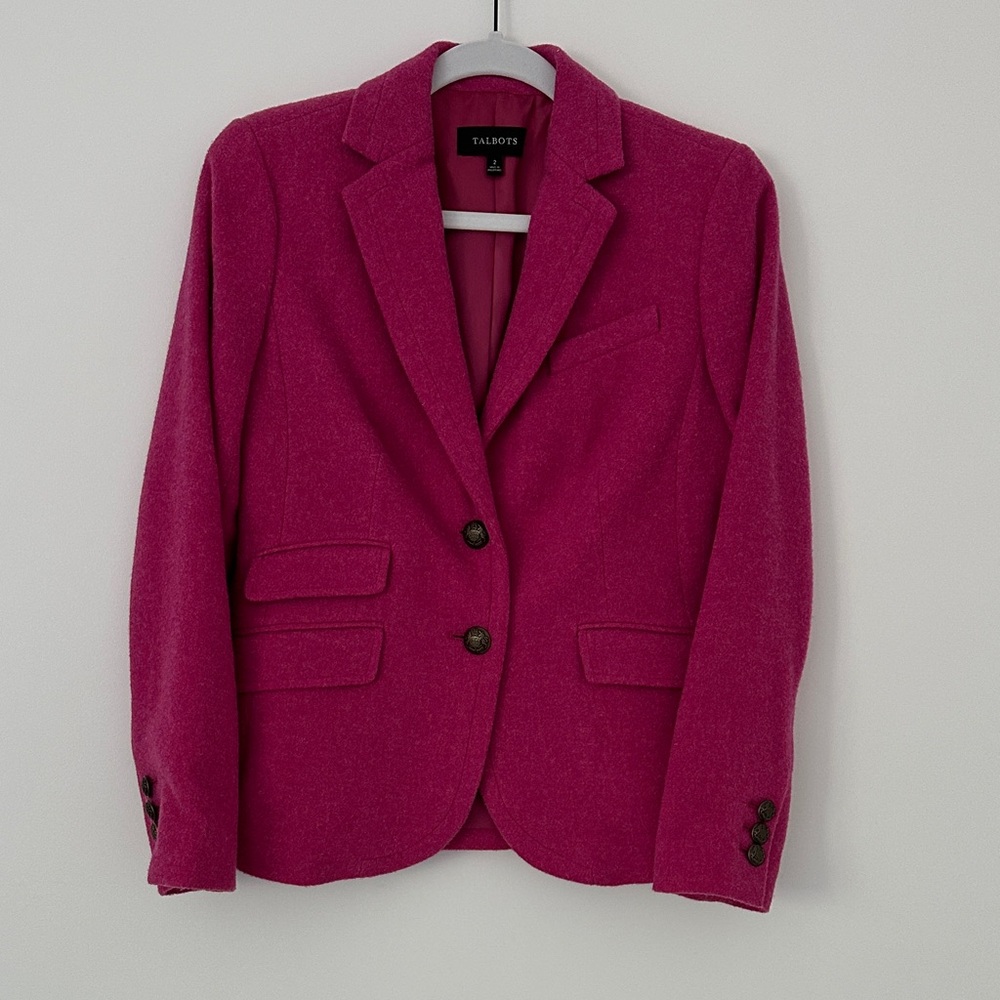 Talbots Women's Fuchsia Blazer